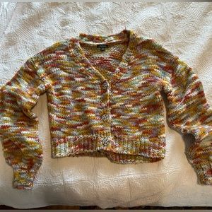 Wild Fable Cropped Button Front Cardigan